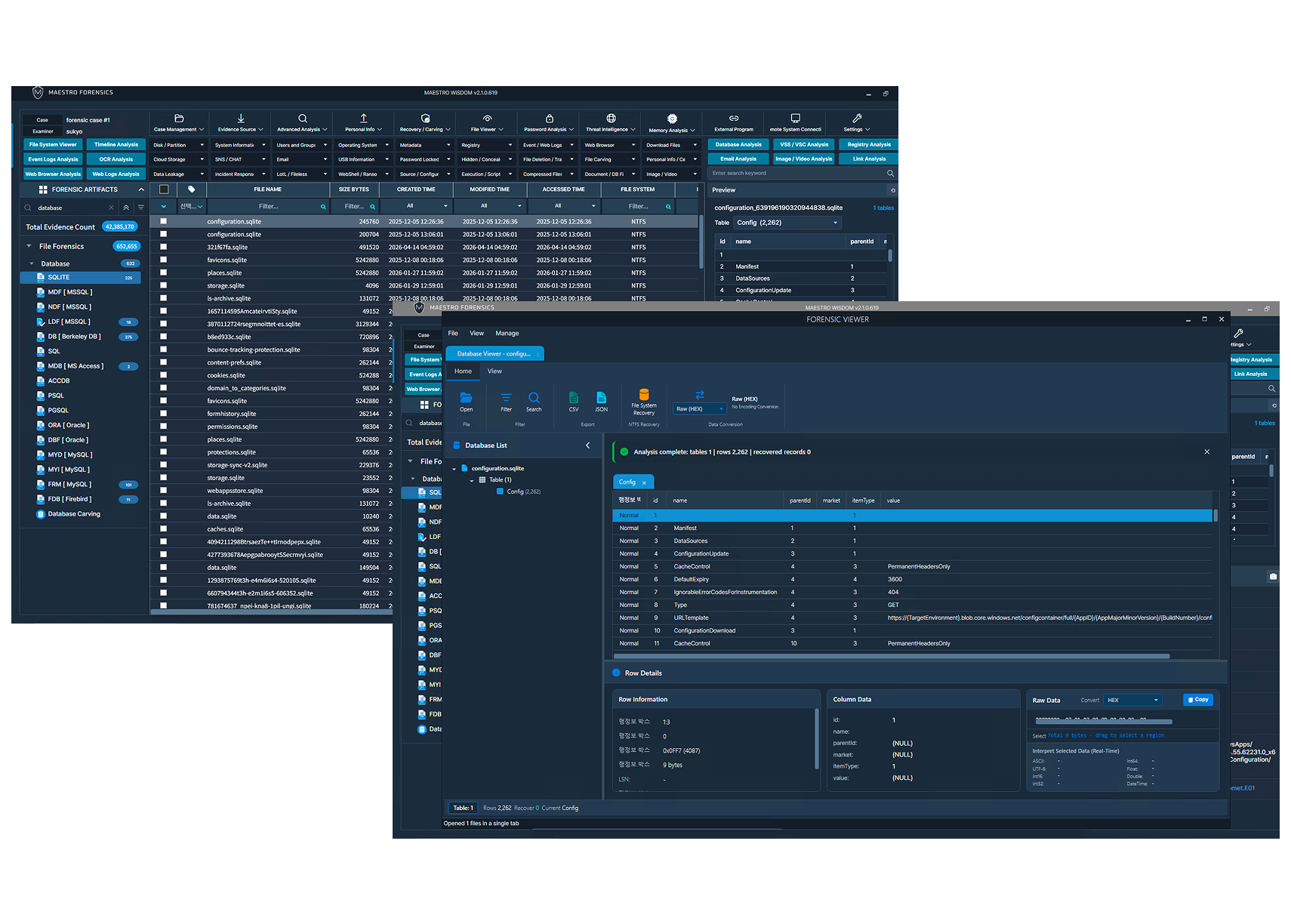 Database Analysis