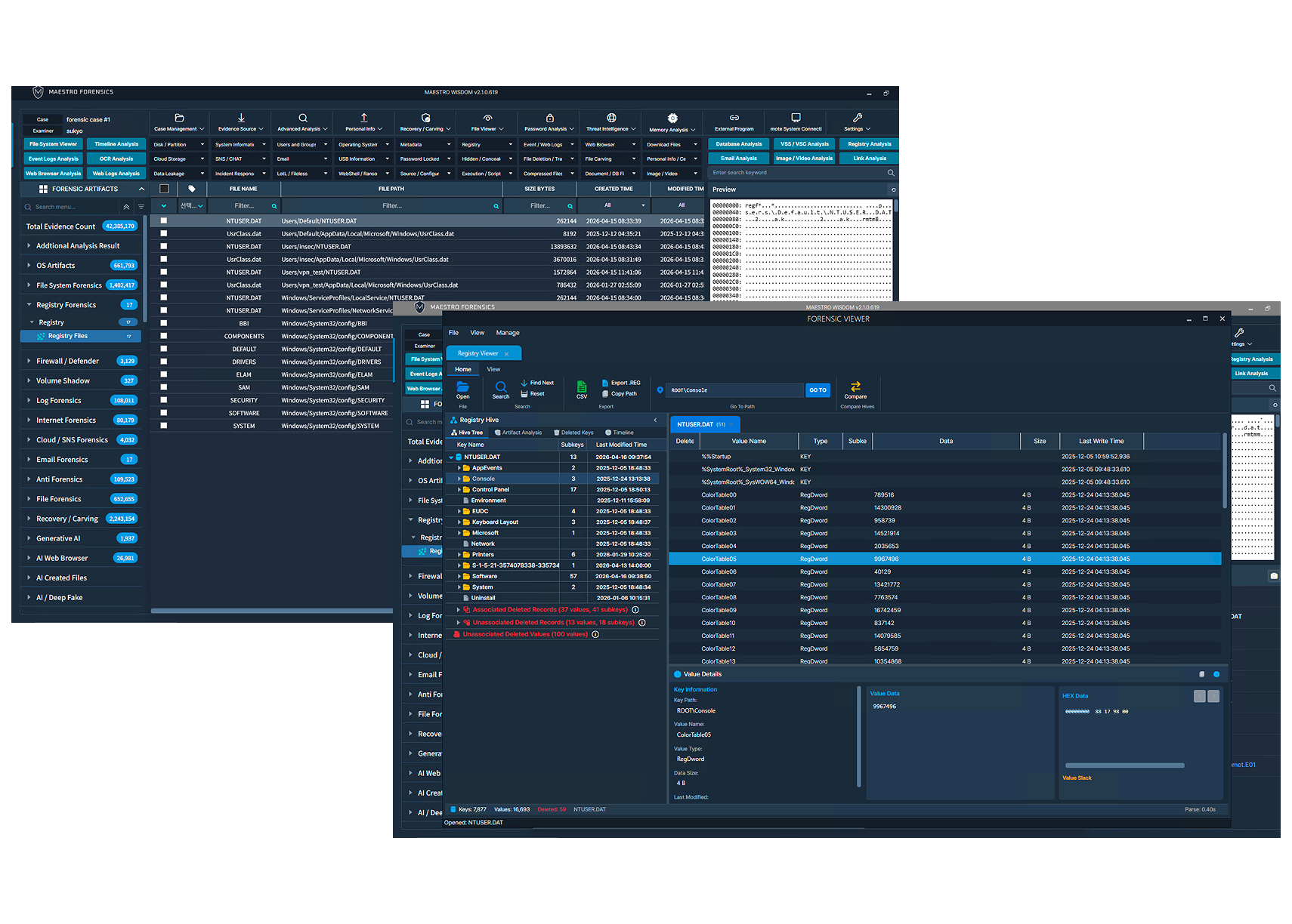 Registry Analysis